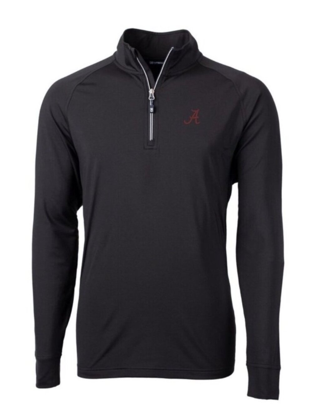 Cutter & Buck Alabama Crimson Tide Quarter Zip Pullover S Black Dry Tech NWT
